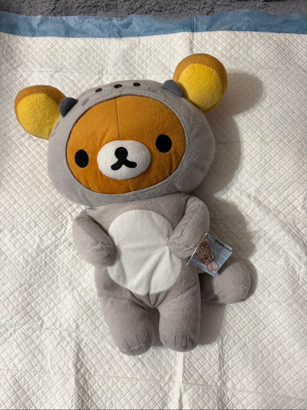 Rilakkuma Grey Plush Bear Toy